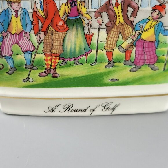 Sadler A Round Of Golf Mini Teapot Championship Collection England Discontinued - Picture 3 of 16